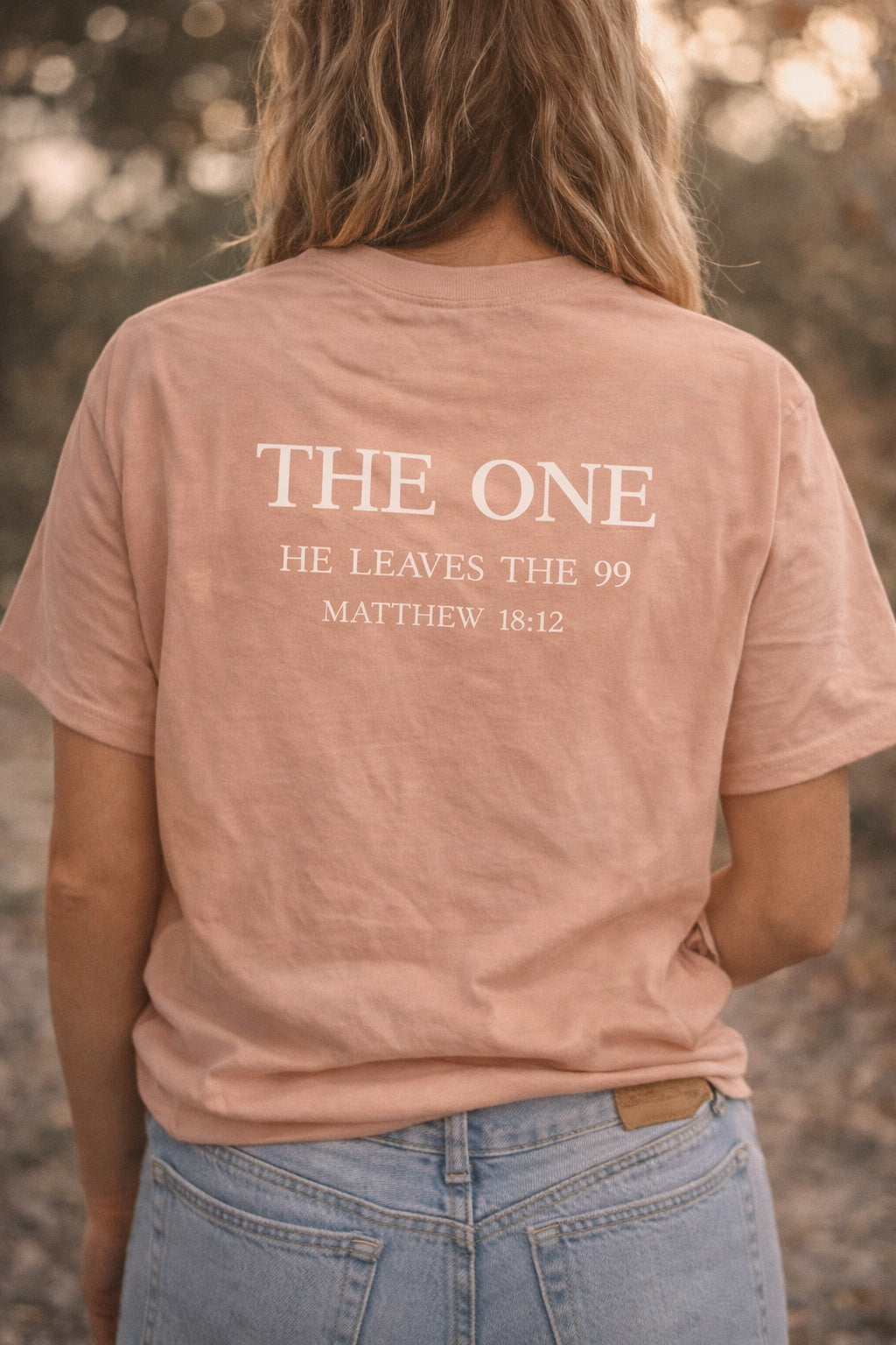 Seek Above Tee – Rose Gold